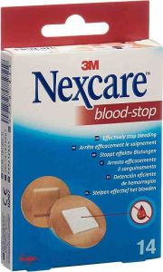 3M Nexcare Blood-Stop Pflaster rund 14 Stück 3M Nexcare Blood-Stop Pflaster rund 14 Stück