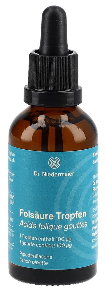 DR. NIEDERMAIER Folsäure Tropfen 50ml DR. NIEDERMAIER Folsäure Tropfen 50ml