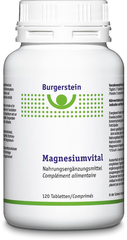BURGERSTEIN Magnesiumvital Tabletten 120 Stück BURGERSTEIN Magnesiumvital Tabletten 120 Stück