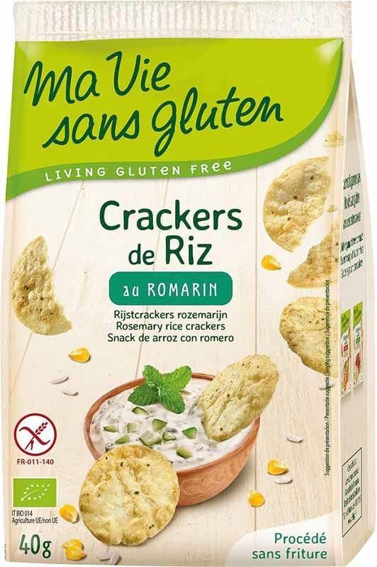 MA VIE S GLUT Reis Cräcker mit Rosmarin 40g