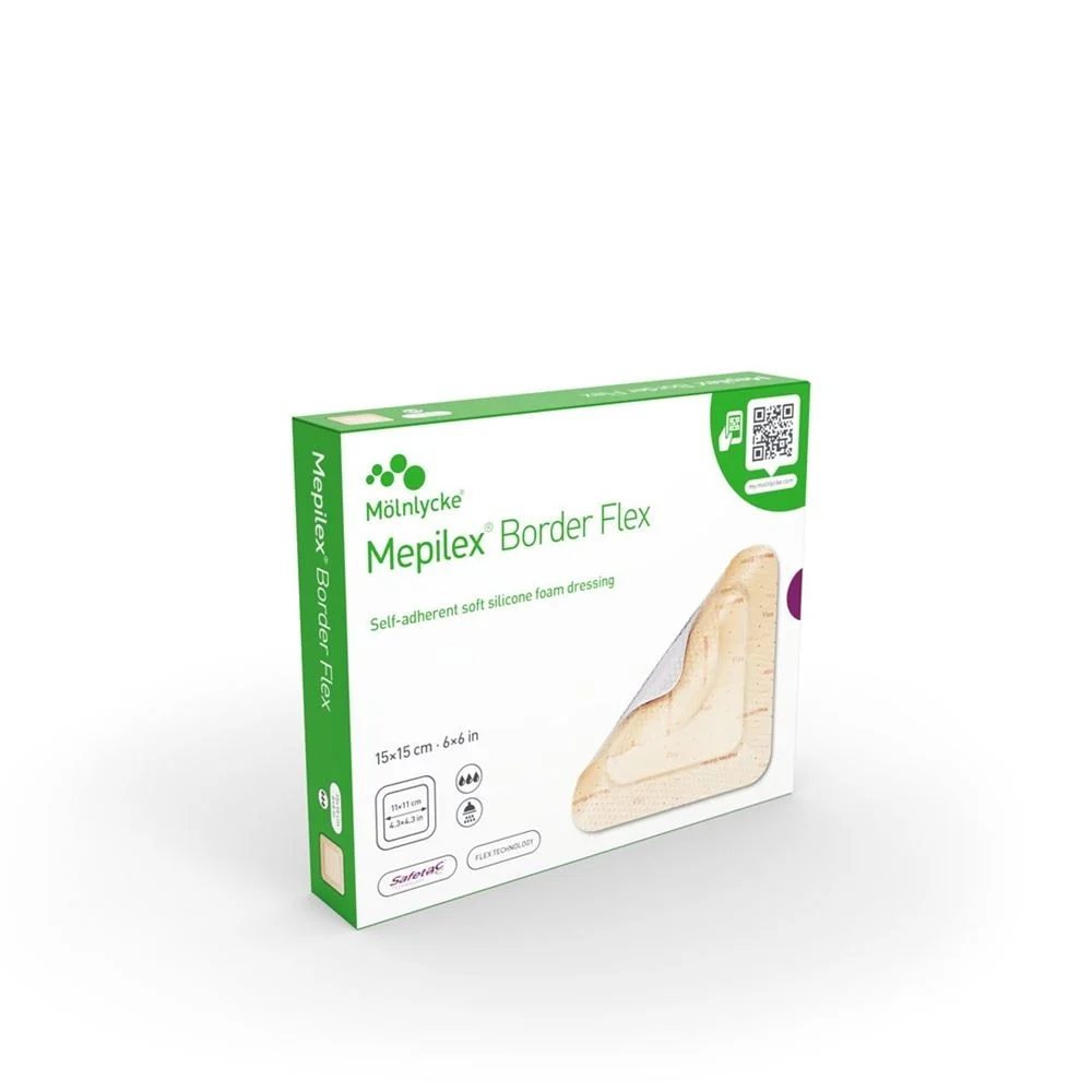 MEPILEX Border Flex 15x15cm (n) 5 Stück