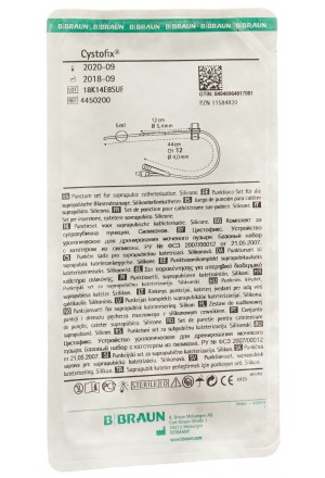 CYSTOFIX Punkt RTU Ball Kath CH12 40cm 12cm gerade