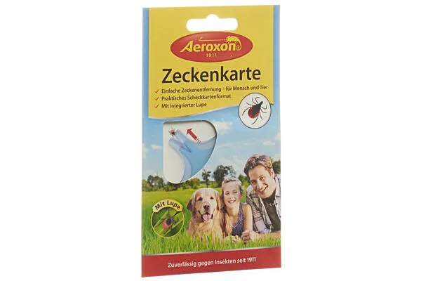 AEROXON Zeckenkarte AEROXON Zeckenkarte