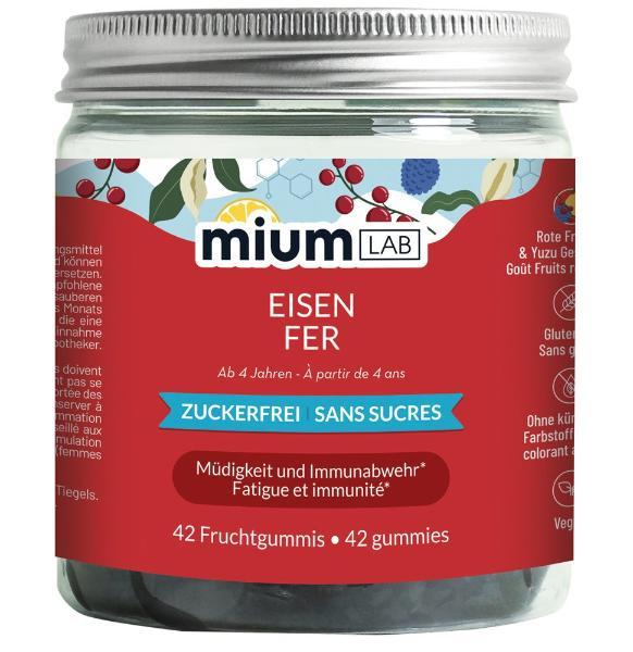 MiumLab Gummies Eisen 42 Stück