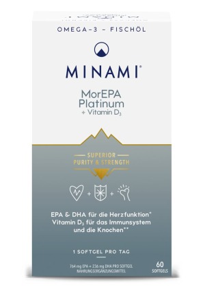 Minami MorEPA Platinum Softgels Ds 60 Stück Minami MorEPA Platinum Softgels Ds 60 Stück