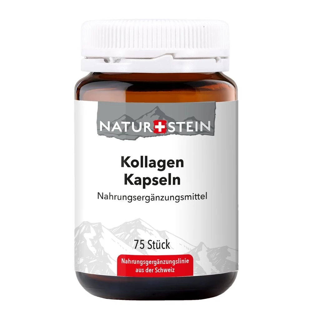 NATURSTEIN Kollagen Kapseln Glas 75 Stück