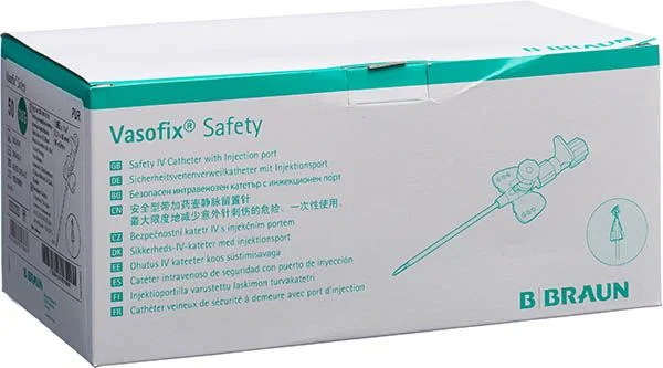 Vasofix Safety IV-Kanüle 18G 1.3x45mm grün 50 Stück
