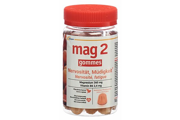 Mag 2 Gummis Pfirsich 45 Stück