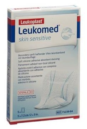 Leukomed skin sensitive 5x7.2cm 5 Stück Leukomed skin sensitive 5x7.2cm 5 Stück