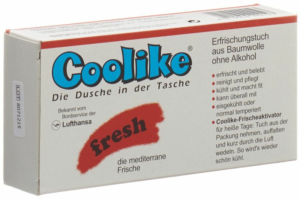 COOLIKE Fresh Erfrischungstücher ohne Alkohol 5 Stück