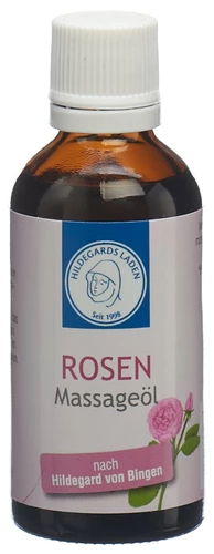 HILDEGARDS LADEN Rosen Massageöl Glasflasche 50ml