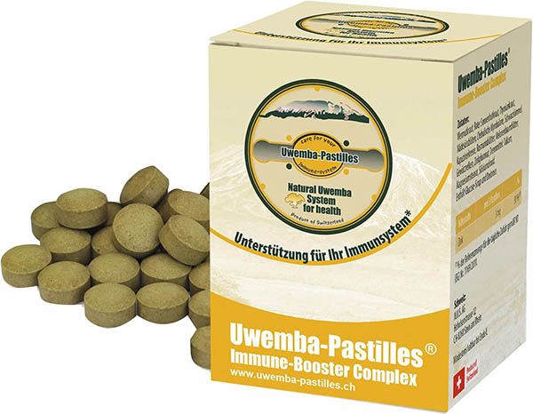 UWEMBA-PASTILLES Immune-Boost Compl 530 mg 120 Stück