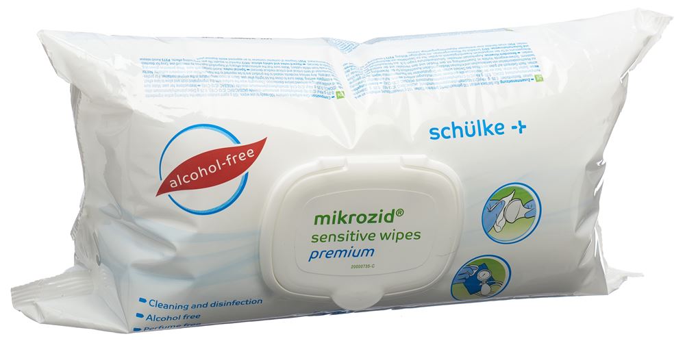 MIKROZID Sensitive wipes prem 100 Stück
