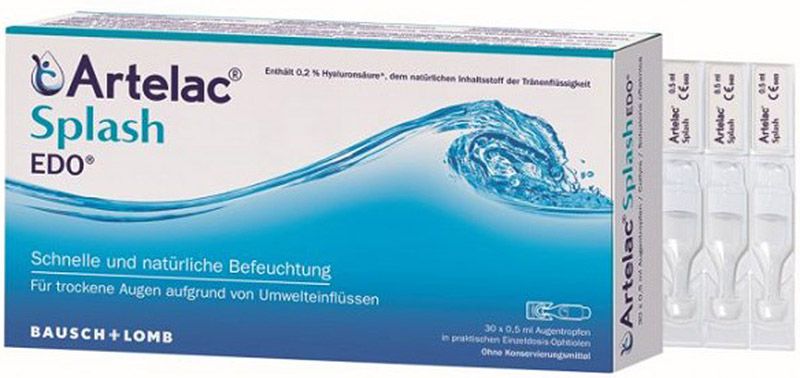 Artelac® Splash EDO Gtt Opht 30 Monodos 0.5ml Artelac® Splash EDO Gtt Opht 30 Monodos 0.5ml