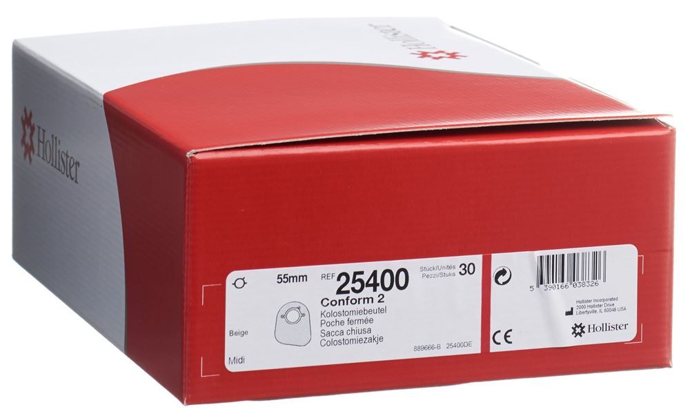 HOLLISTER CONF 2 Colo 2t 55mm maxi hautfarb 30 Stück