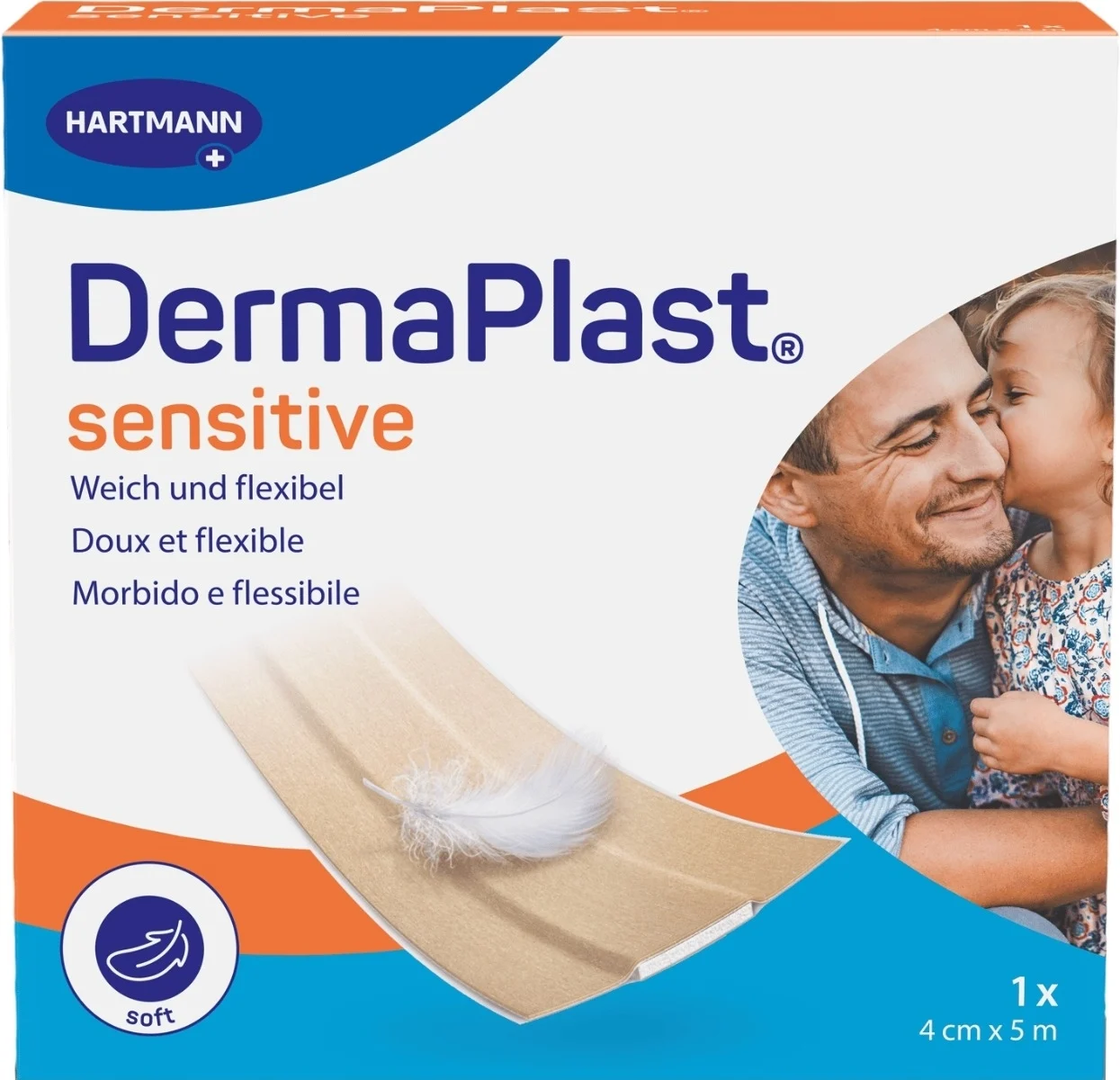 DermaPlast®Sens Schnellverb 4cmx5m wei