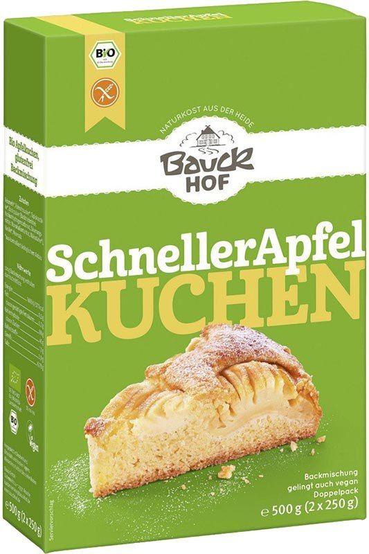 BAUCKHOF Der schnelle Apfelkuch glutenfr 2 x 250g BAUCKHOF Der schnelle Apfelkuch glutenfr 2 x 250g
