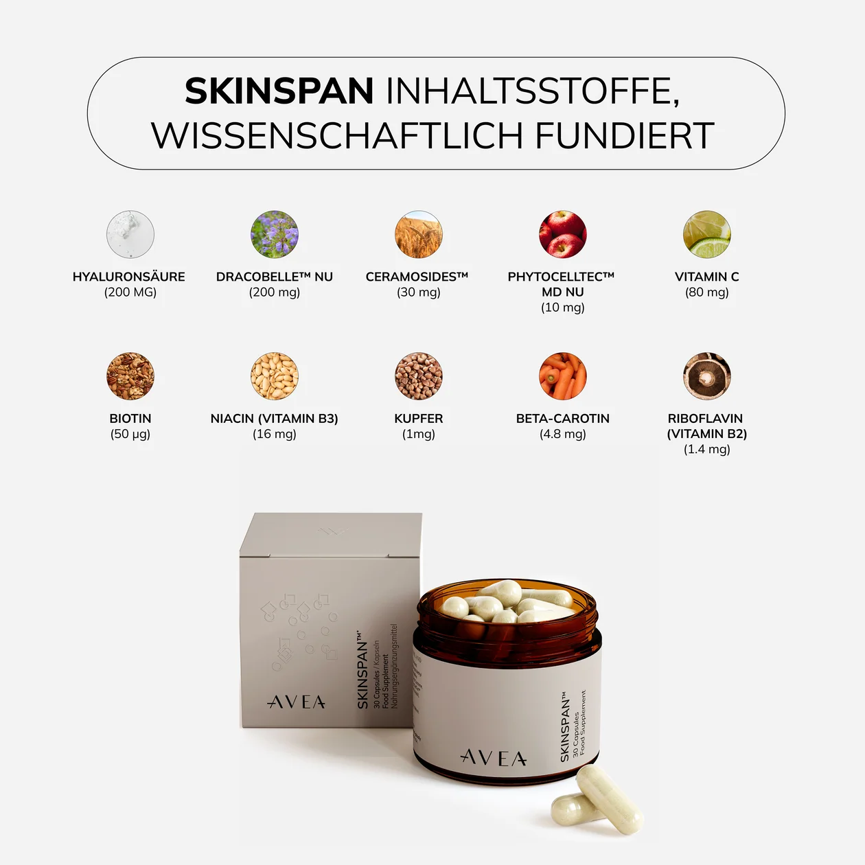 AVEA SkinSpan Kapseln 30 Stück
