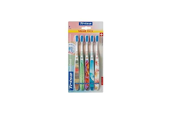 Trisa Feelgood Zahnbürste soft 5 Stück Trisa Feelgood Zahnbürste soft 5 Stück
