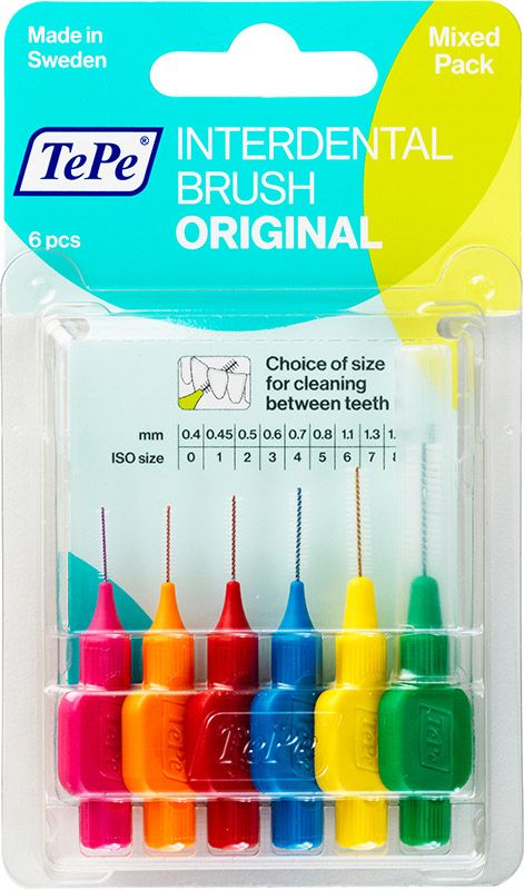 TePe Interdental Brush assortiert 6 Stück