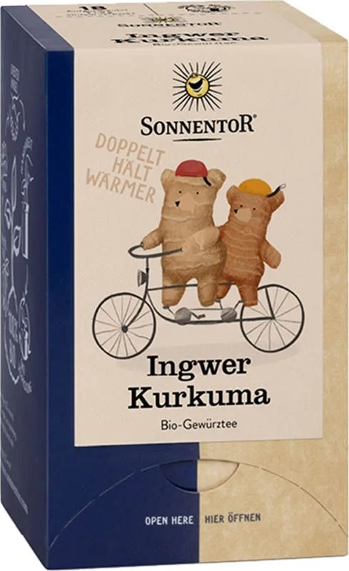 SONNENTOR Ingwer Kurkuma Tee BIO Btl 18 Stück SONNENTOR Ingwer Kurkuma Tee BIO Btl 18 Stück