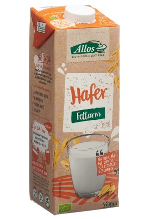 ALLOS Hafer Drink fettarm Tetra 1lt