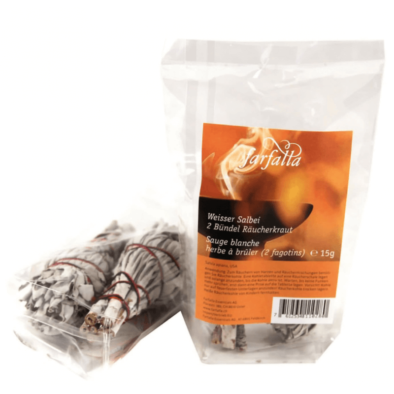 farfalla Räucherung Weisser Salbei 2 Bündel à 15g farfalla Räucherung Weisser Salbei 2 Bündel à 15g