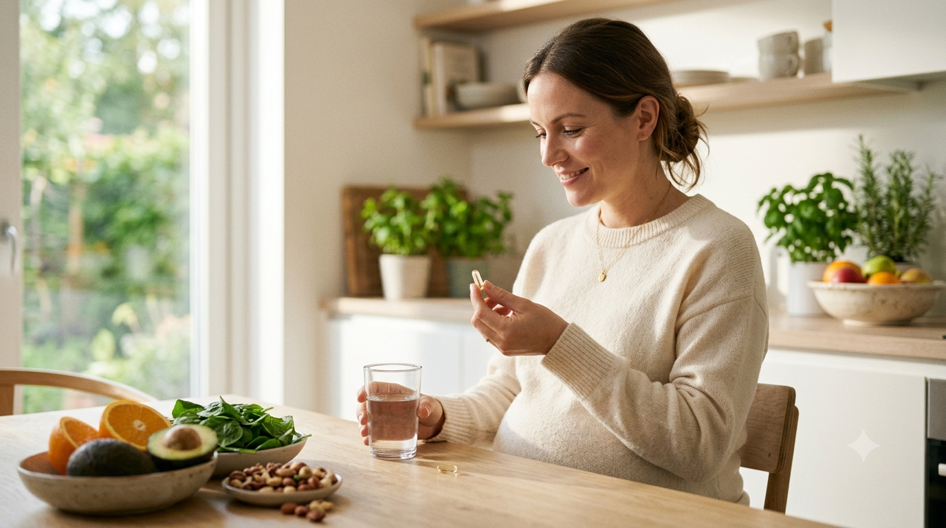 Vitamine in Schwangerschaft und Stillzeit: Die wichtigsten Nährstoffe für Sie und Ihr Baby