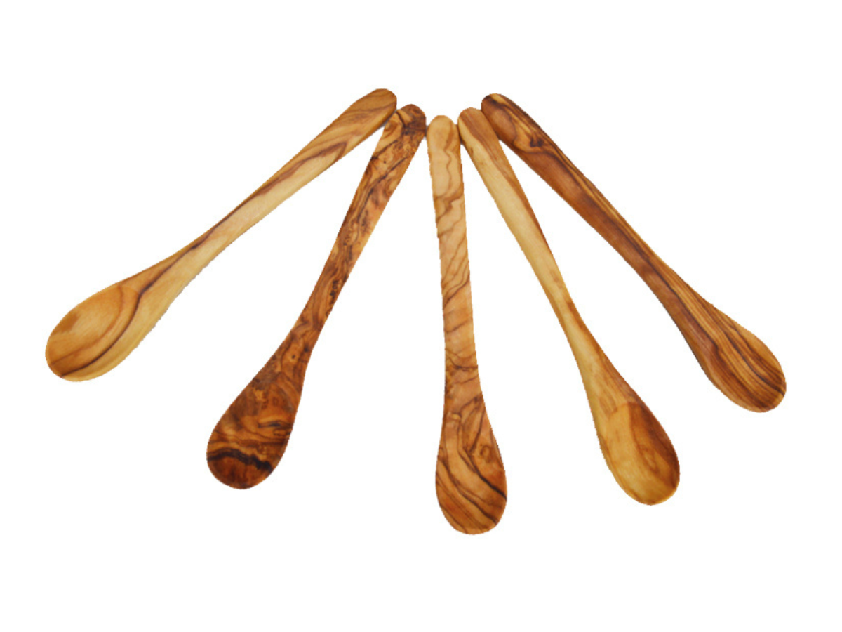 AROMALIFE Holzlöffel Bambus zum Räuchern klein