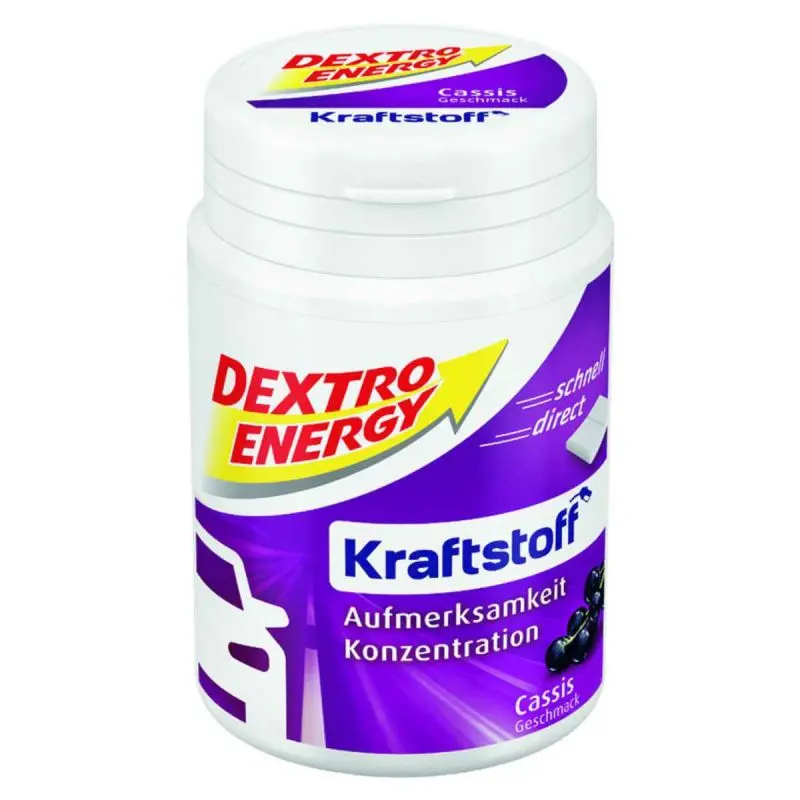 DEXTRO ENERGY Kraftstoff Cassis Dose 68g