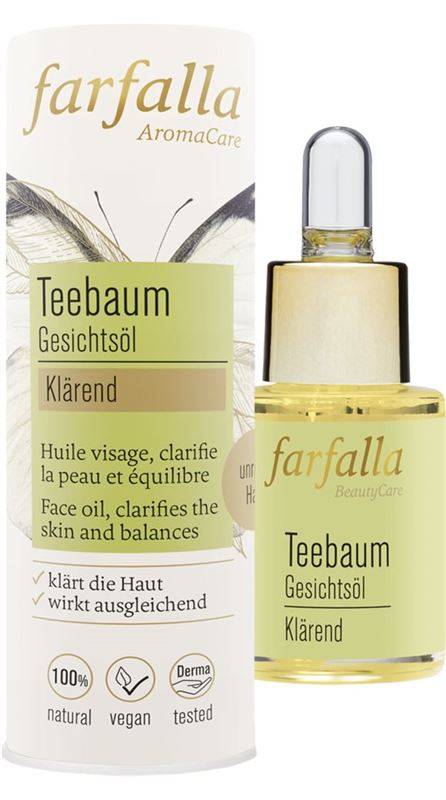 FARFALLA Gesichtsöl Teebaum 15ml FARFALLA Gesichtsöl Teebaum 15ml