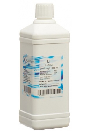 OLIGOPHARM Lithium Lös 2000 mg/l 500ml