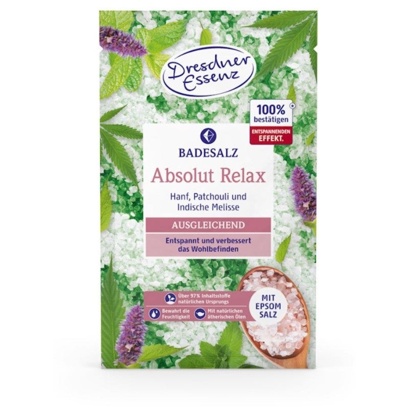 Dresdner Badesalz Absolut Relax Natürlich gesund fühlen 12 x 60g