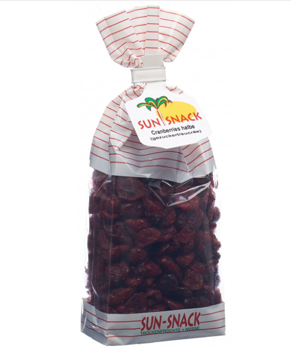 Sun Snack Cranberries m Zucker Btl 200g