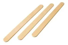 KAWE Mundspatel Holz abgerundete Ecken 100 Stück