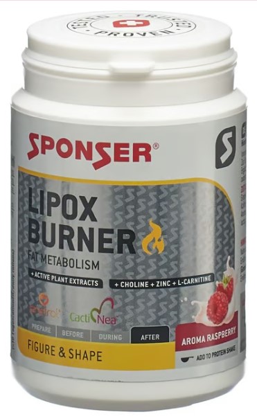 SPONSER® Lipox Burner Plv Raspberry Ds 110g SPONSER® Lipox Burner Plv Raspberry Ds 110g