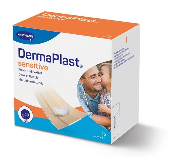 DermaPlast® Sens Schnellverband 6cmx5m beige