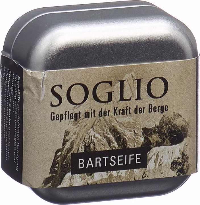 SOGLIO Bartseife Dose 45g