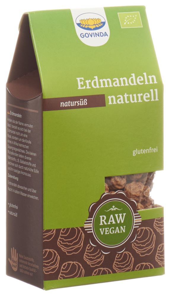 GOVINDA Erdmandeln naturell ganz Bio 250g