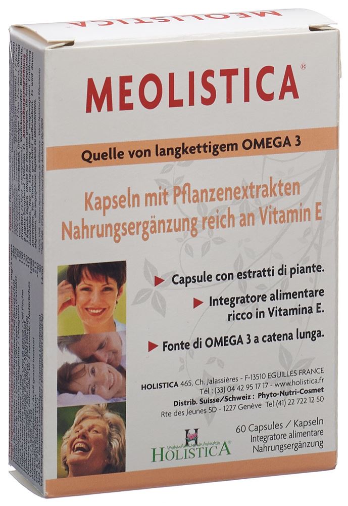 HOLISTICA Meolistica Kaps 60 Stück HOLISTICA Meolistica Kaps 60 Stück