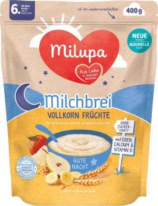 Milupa Gute Nacht Vollkorn Früchte 6m+ 400g