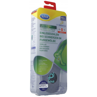 Scholl In-Balance Einlegesohle 42.5-45 bei Schmerzen im Fussgewölbe 2 Stück Scholl In-Balance Einlegesohle 42.5-45 bei Schmerzen im Fussgewölbe 2 Stück