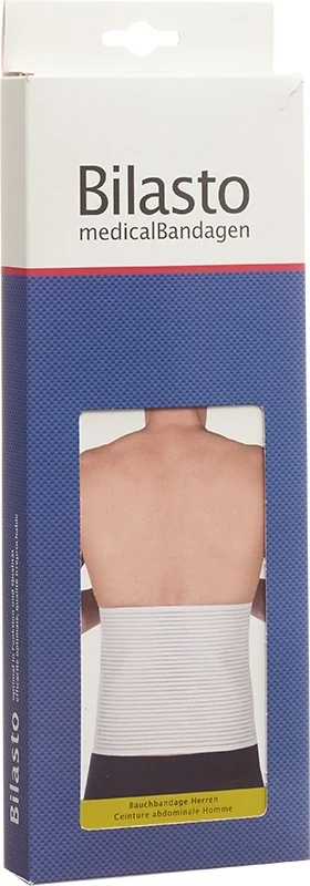 Bilasto Bauchbandage Damen L weiss Klett