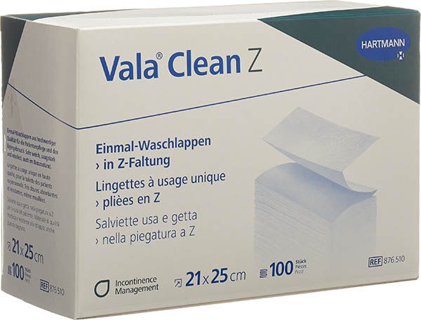 Valaclean Z Einmal Waschlappen 20x25cm 100 Stück