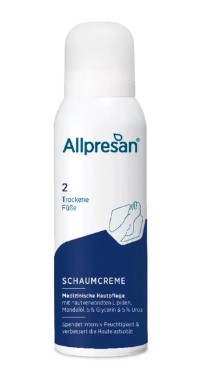 ALLPRESAN Nr. 2 Schaumcreme trockene Füsse und Nägel 125 ml