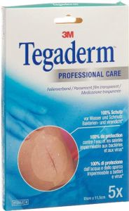 3M Tegaderm Transparentverband 10x11.5cm oval 5 Stück 3M Tegaderm Transparentverband 10x11.5cm oval 5 Stück