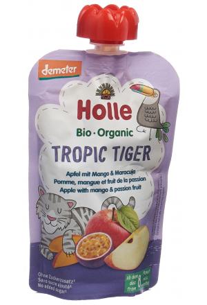 Holle Tropic Tiger - Pouchy Apfel Mango Maracuja 100g Holle Tropic Tiger - Pouchy Apfel Mango Maracuja 100g
