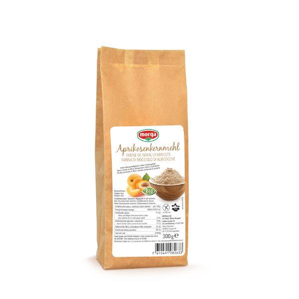 MORGA Aprikosenkernmehl glutenfrei Bio 300g MORGA Aprikosenkernmehl glutenfrei Bio 300g