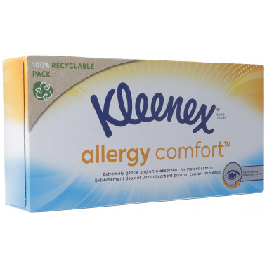 Kleenex Kosmetiktücher Allergy Comfort Box 56 Stück