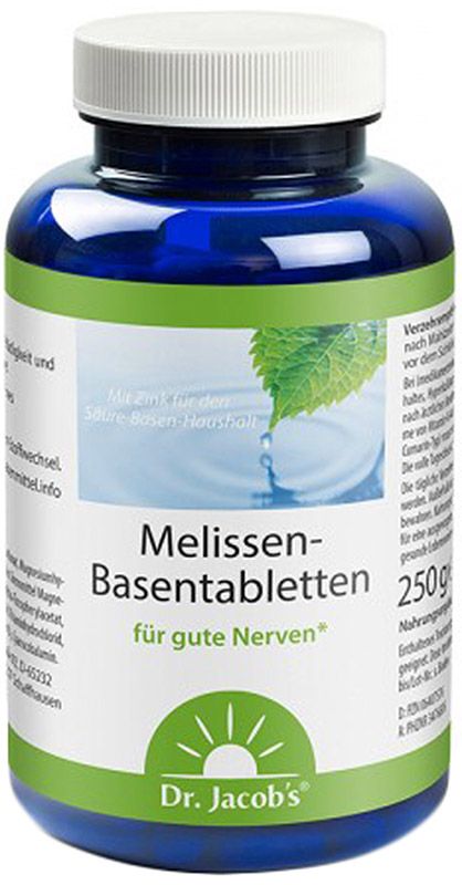 DR. JACOB'S Melissen-Basentablette Tabletten 250 Stück DR. JACOB'S Melissen-Basentablette Tabletten 250 Stück